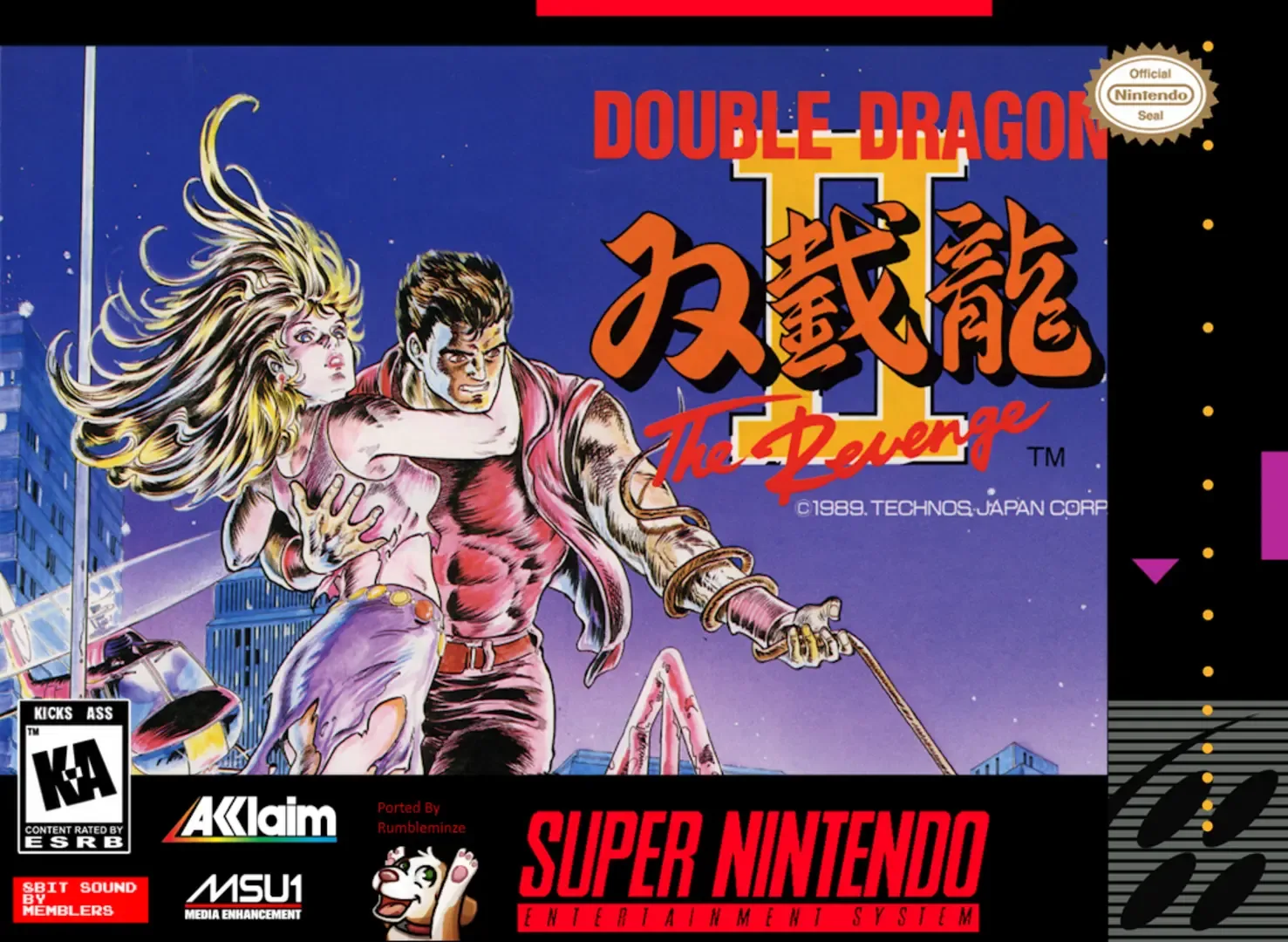 Double Dragon II SNES Port