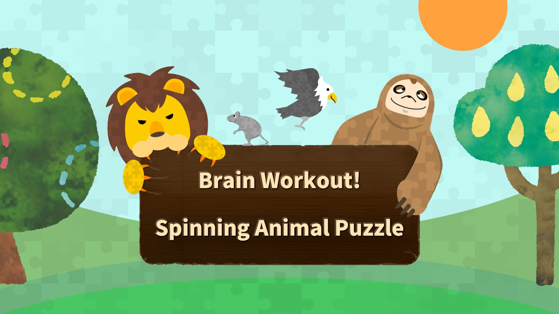 Artwork for Brain Workout! Spinning Animal Puzzle