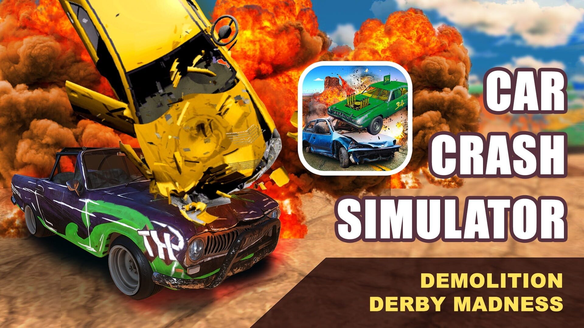Artwork for Car Crash Simulator: Demolition Derby Madness
