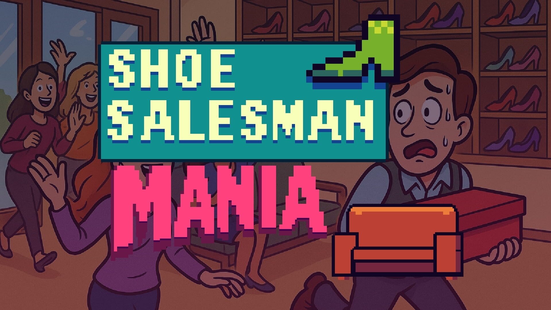 Shoe Salesman Mania artwork