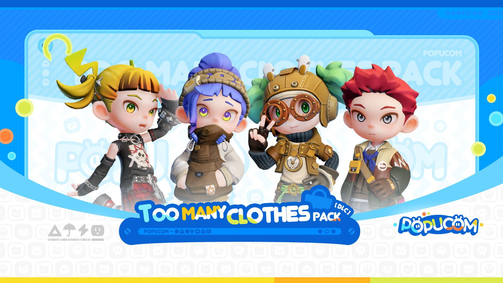 Popucom: Too Many Clothes Pack artwork