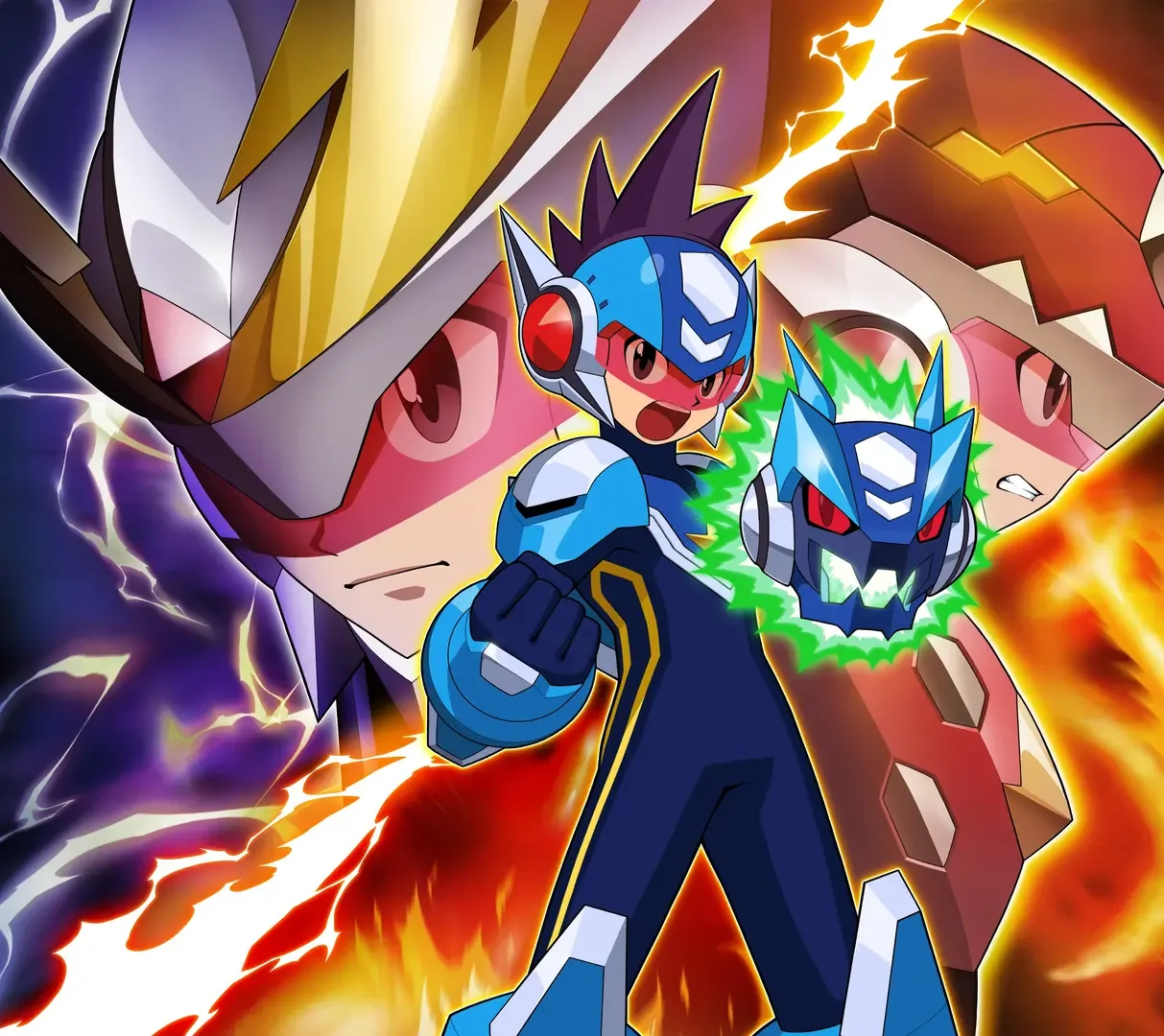Mega Man Star Force 2: Zerker x Saurian