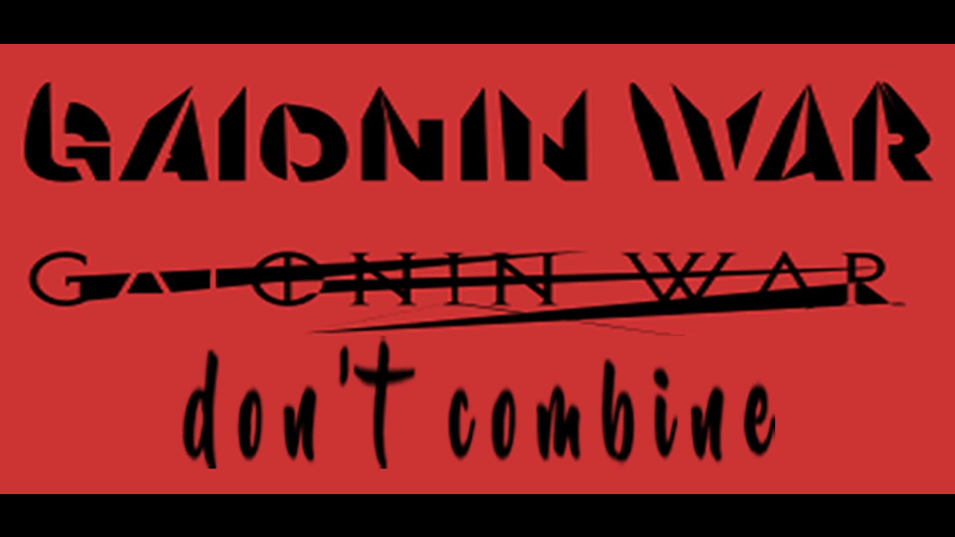 Gaionin War Don't Combine artwork