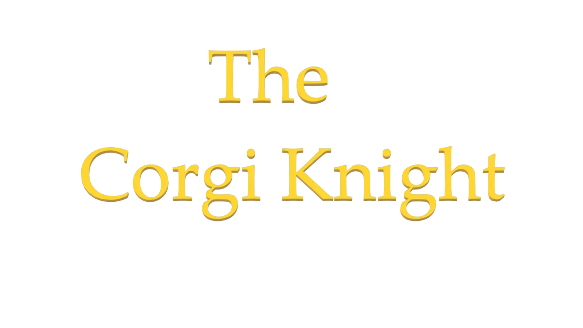 The Corgi Knight