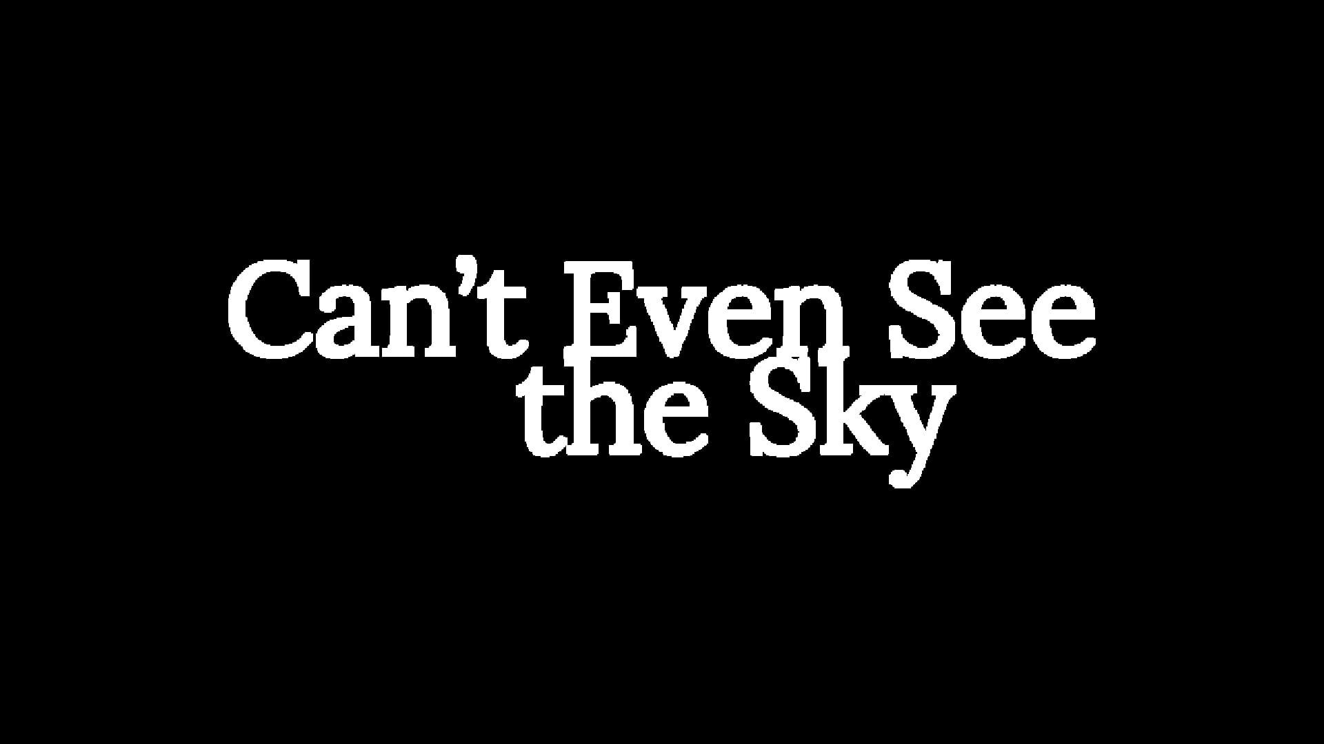 Can't Even See the Sky