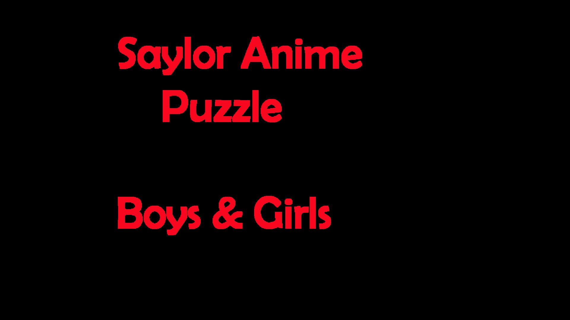 Saylor Anime Puzzle Boys & Girls artwork