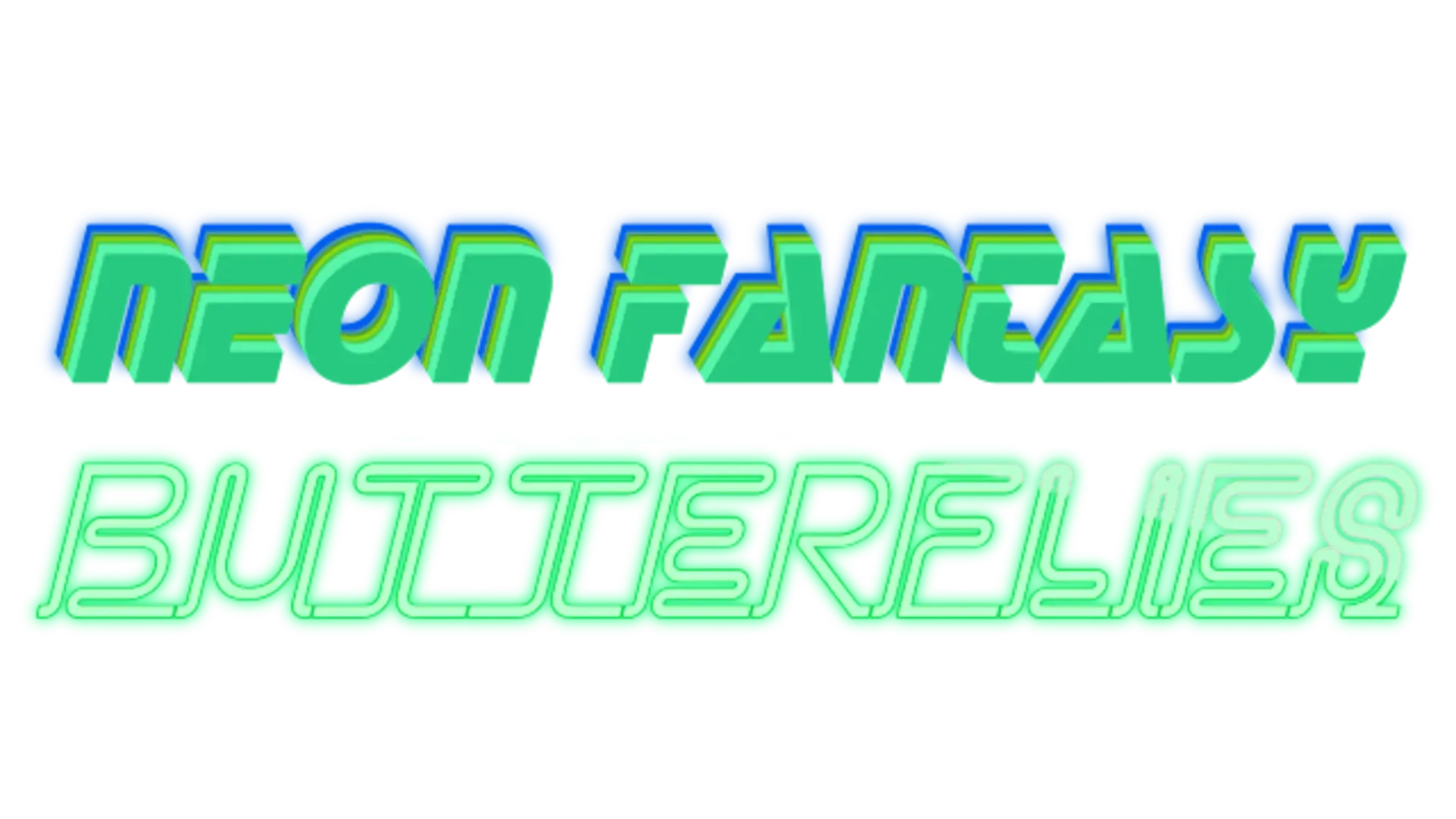 Neon Fantasy: Butterflies