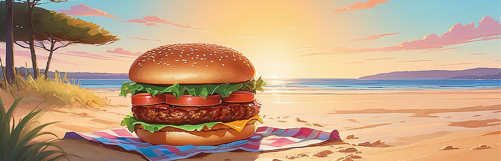 Fast Food On The Beach!