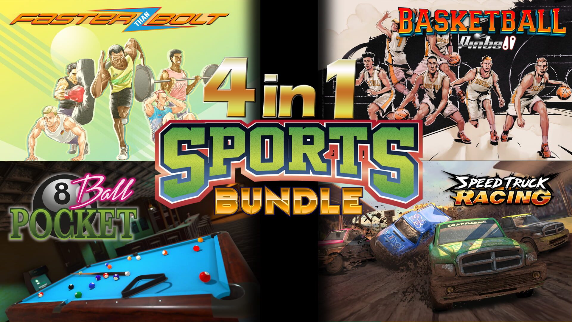 4 in 1 Sports Bundle artwork