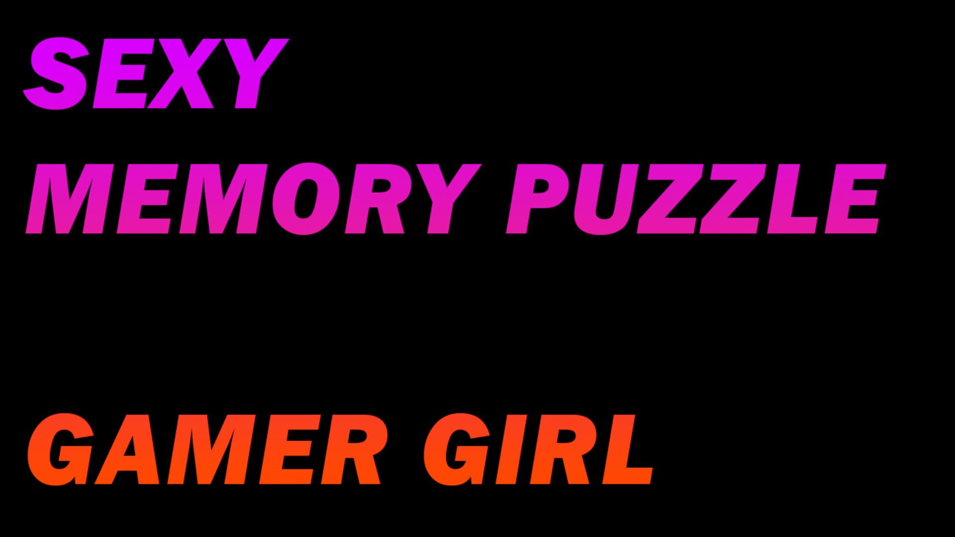 Artwork for Sexy Memory Puzzle: Gamer Girl
