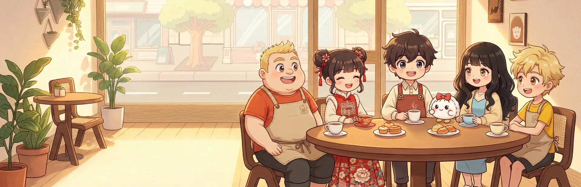 Jiaozi & Shopkeeper