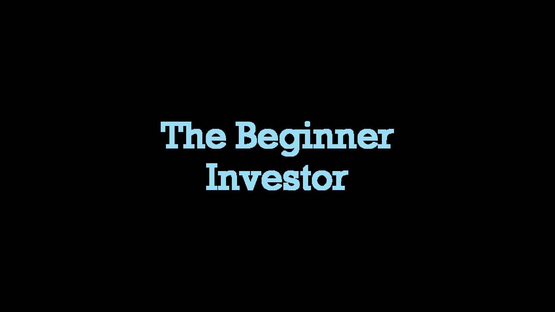 The Beginner Investor