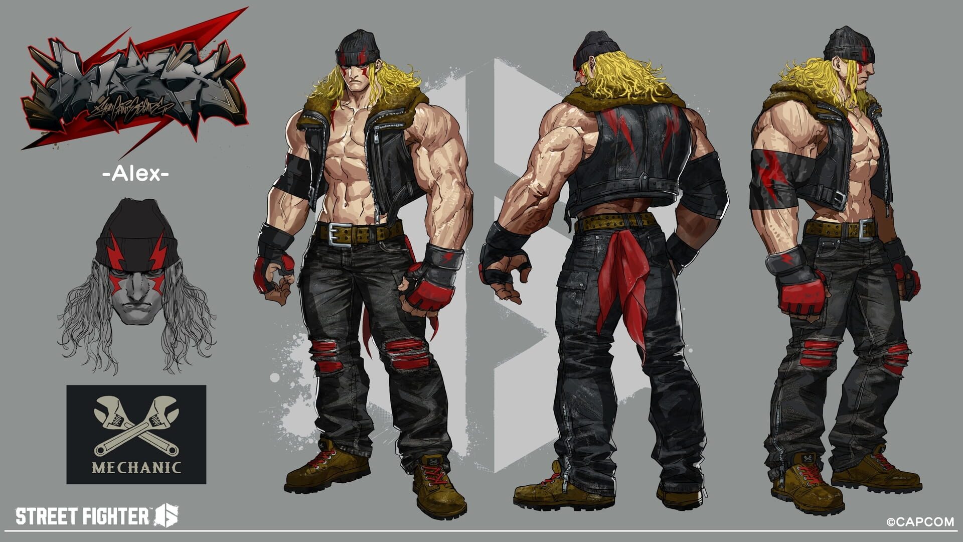 Street Fighter 6: Additional Character - Alex artwork