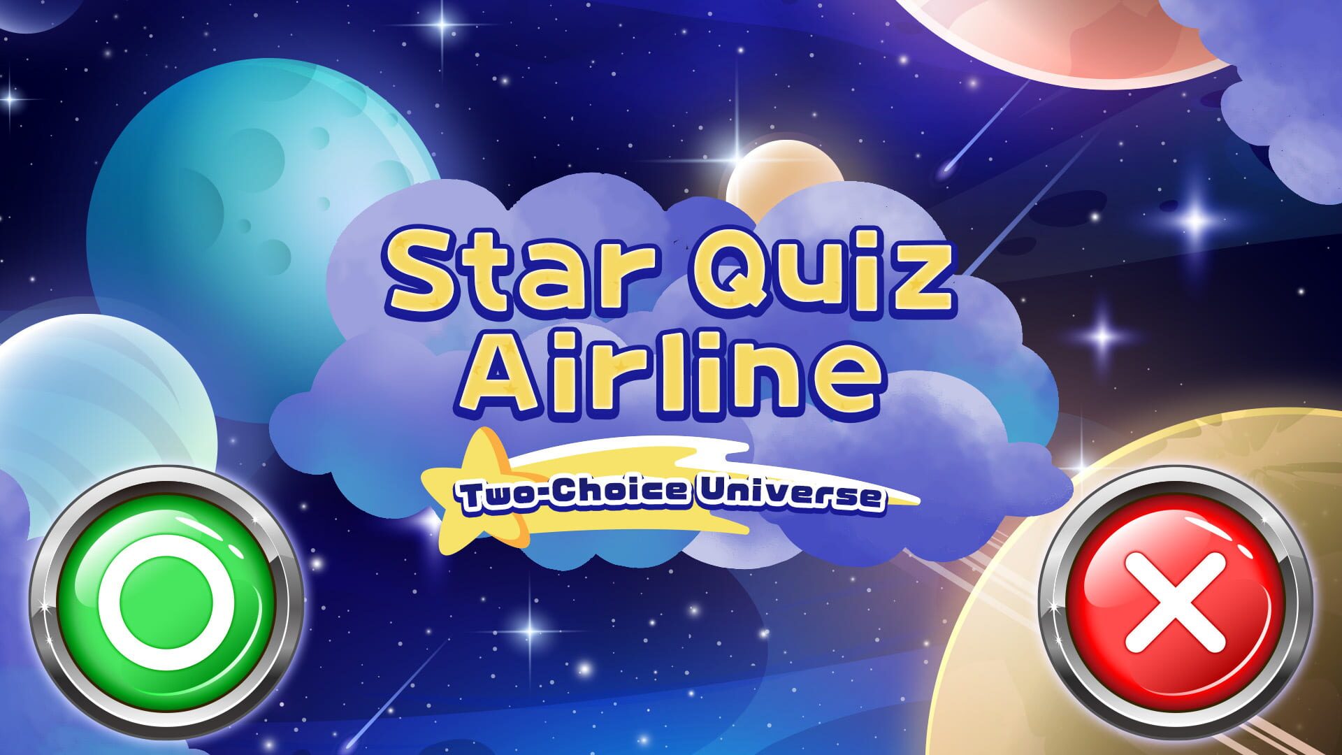 Star Quiz Airline Two-Choice Universe