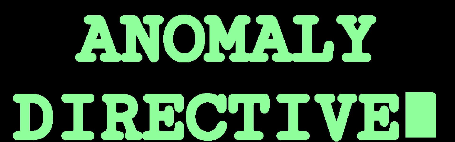 Anomaly Directive artwork