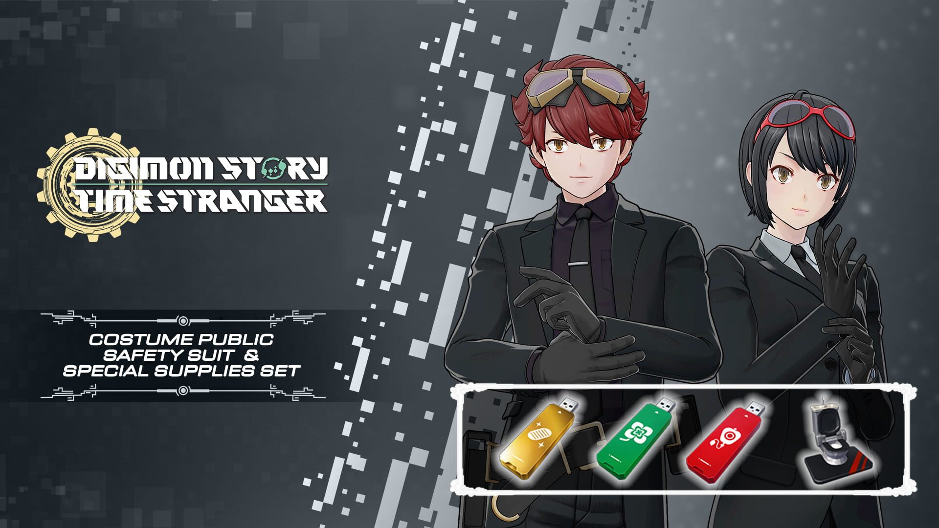 Digimon Story: Time Stranger - Costume Public Safety Suit & Special Supplies Set