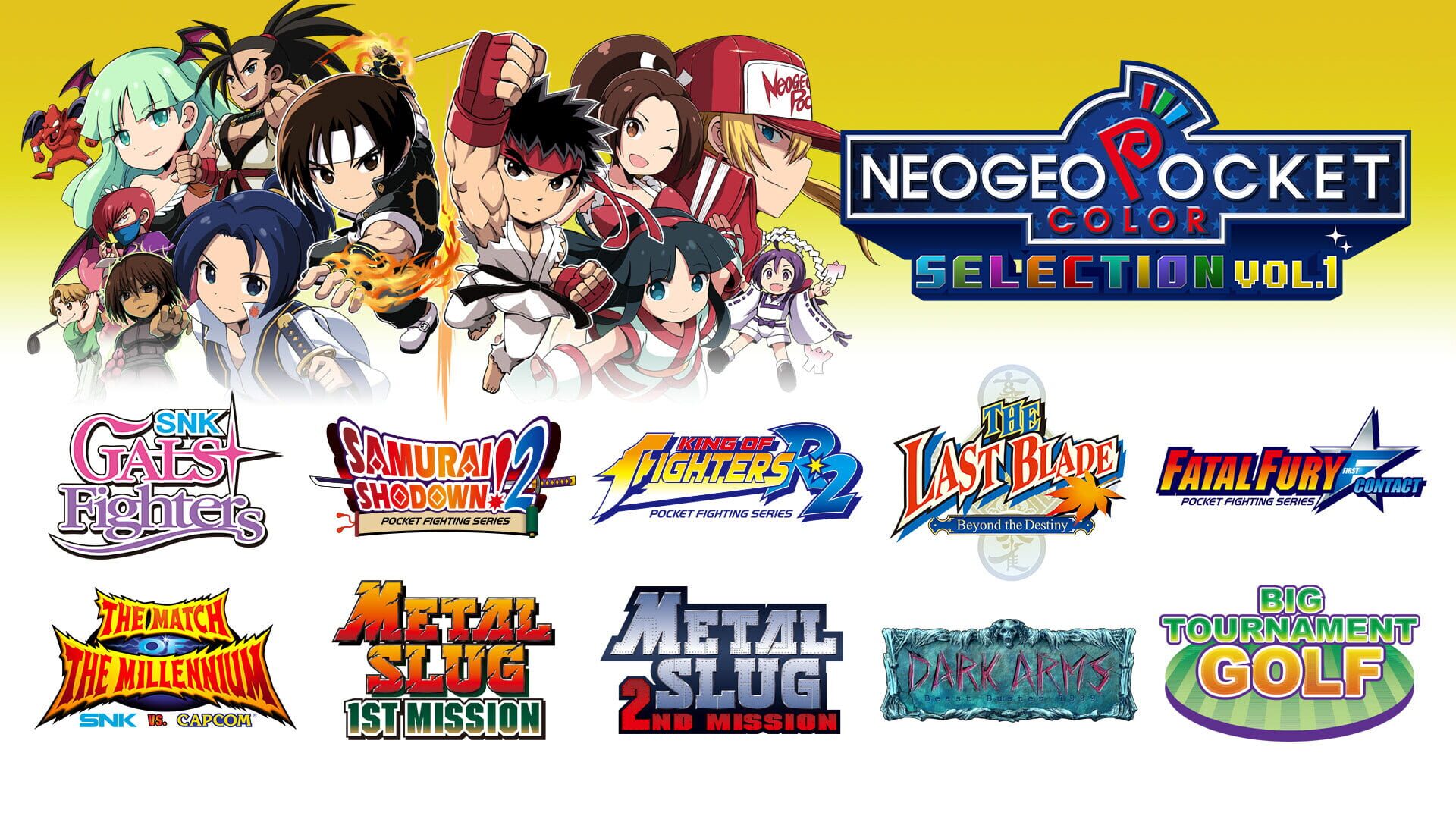 Neogeo Pocket Color Selection Vol.1 artwork