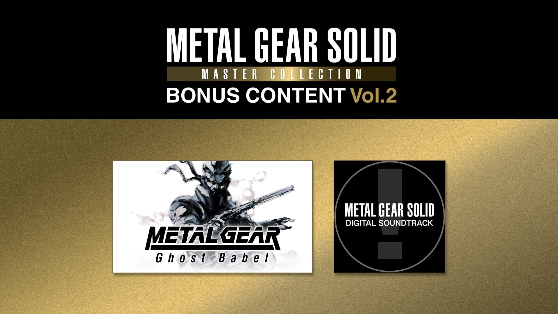 Metal Gear Solid: Master Collection Vol. 2 Bonus Content
