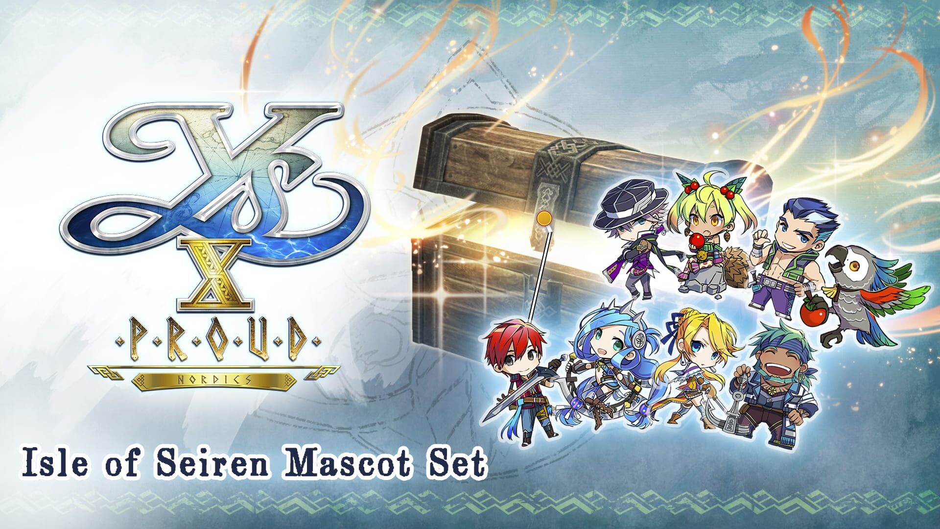 Ys X: Proud Nordics - Isle of Seiren Mascot Set artwork