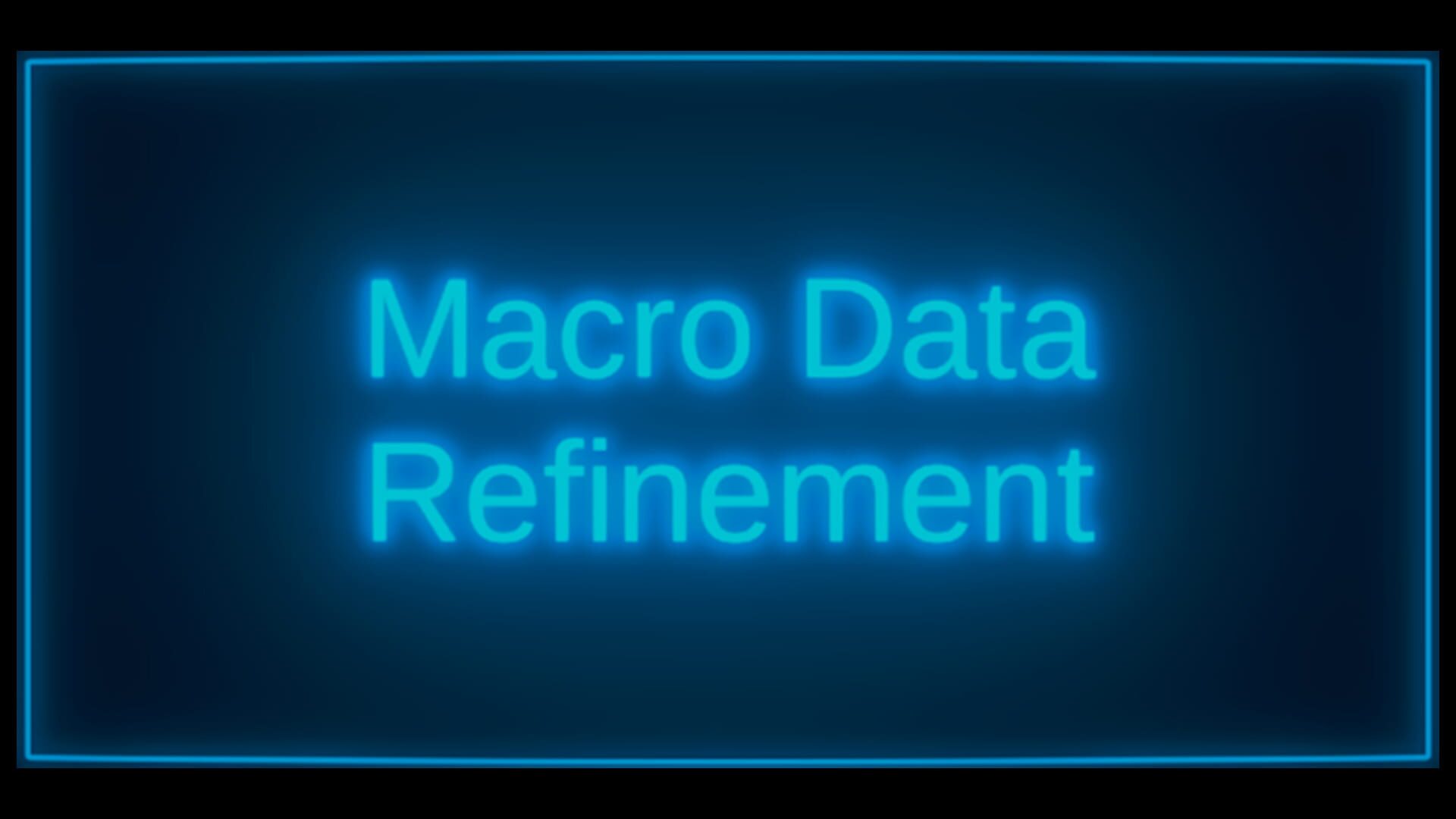 Macro Data Refinement Simulator