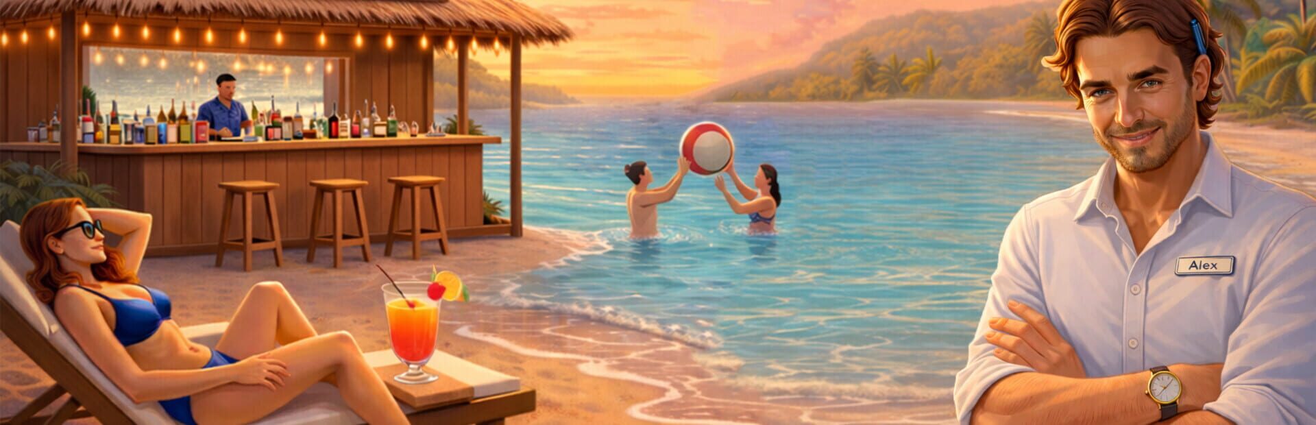 Tropical Resort Simulator artwork