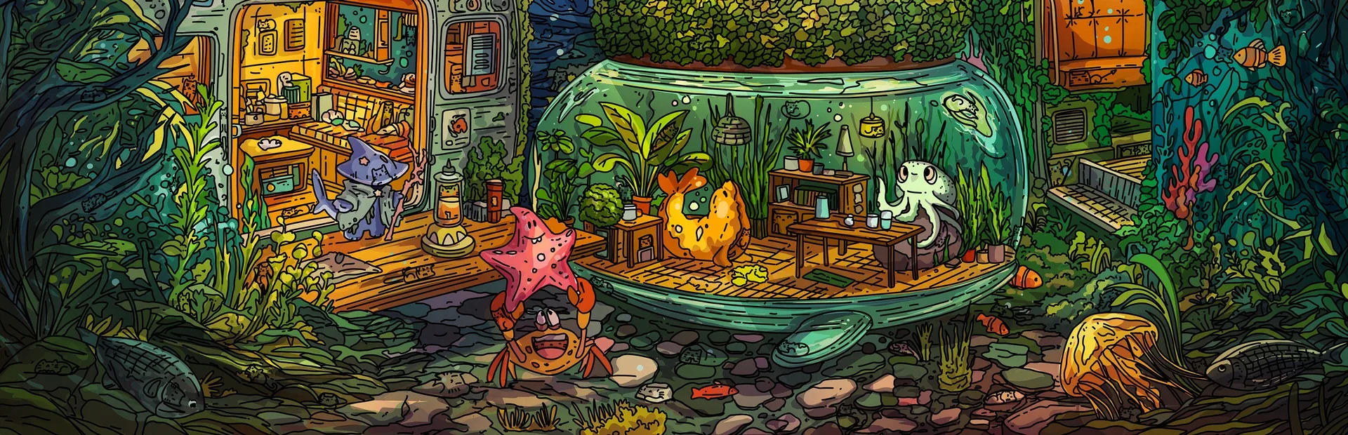100 Undersea Cats