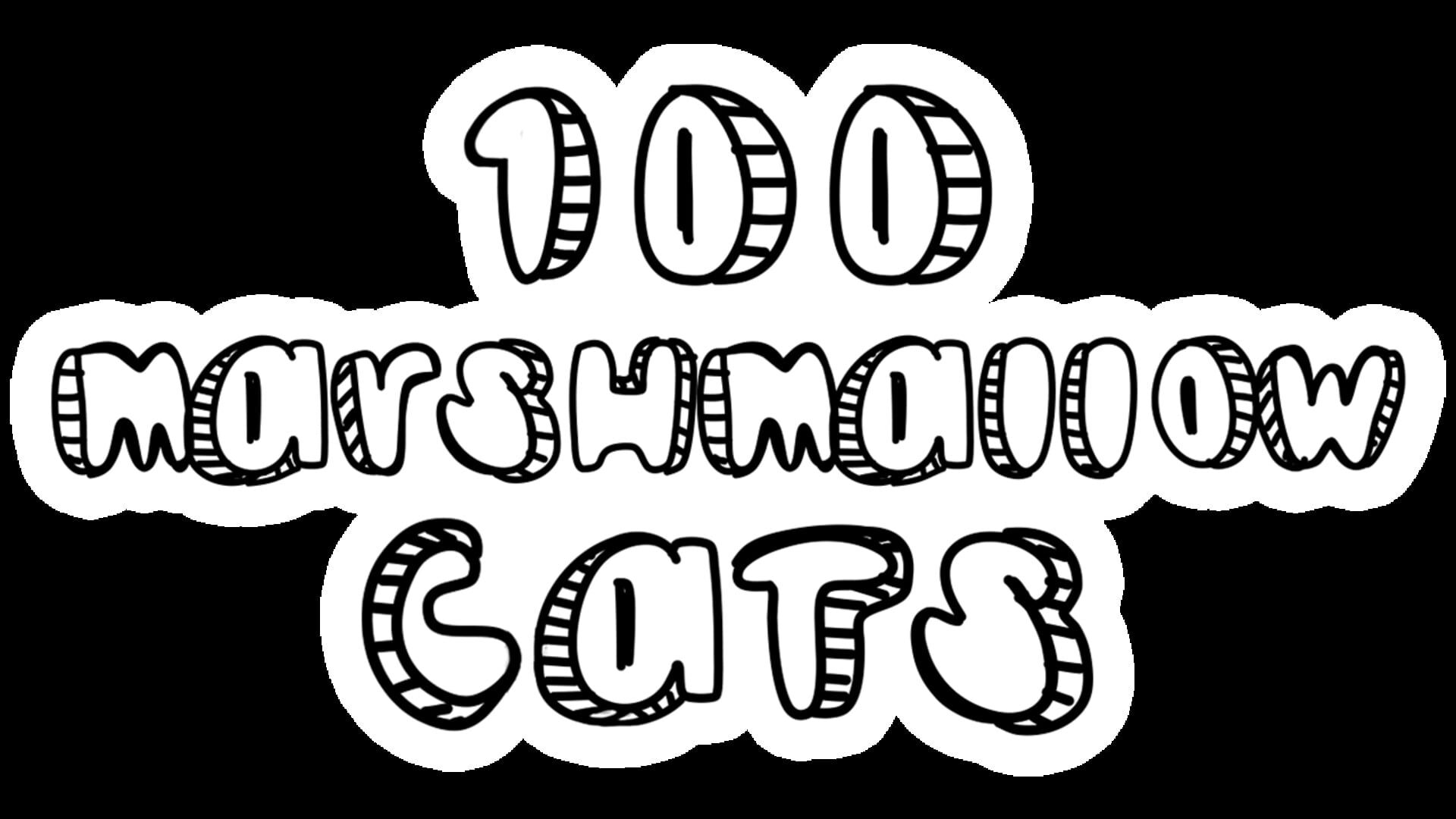 100 Marshmallow Cats