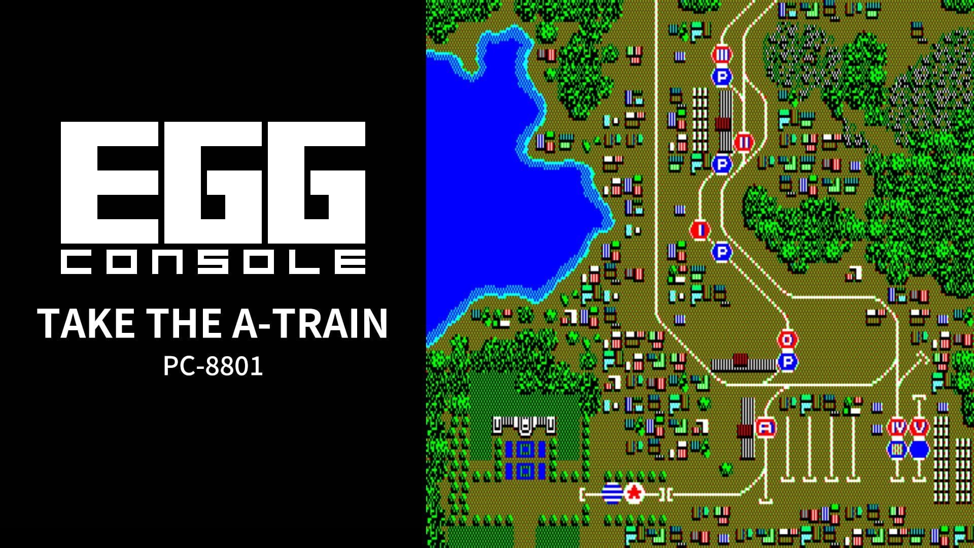 Artwork for Eggconsole Take the A-Train PC-8801
