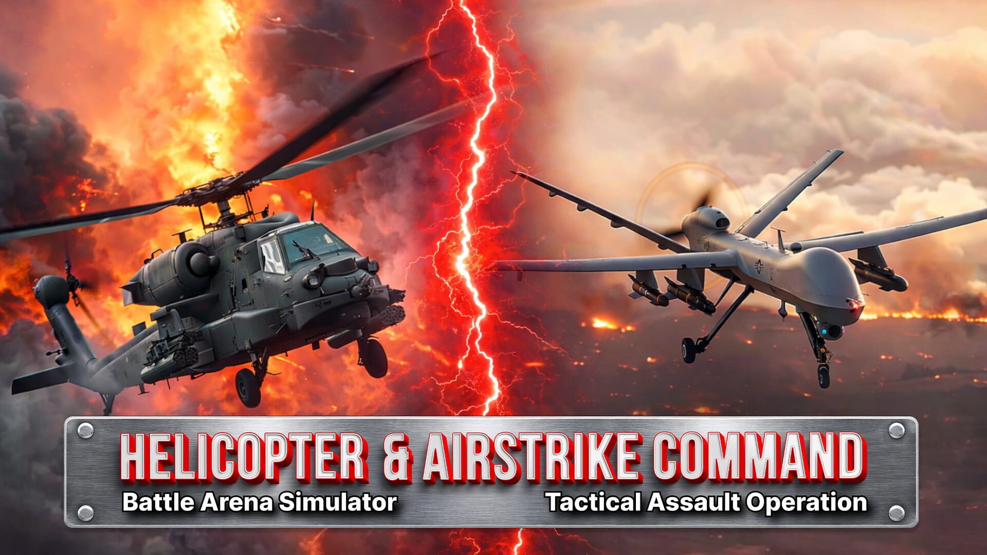 Artwork for AirStrike Command: Tactical Assault Operation & Helicopter Battle Arena Simulator