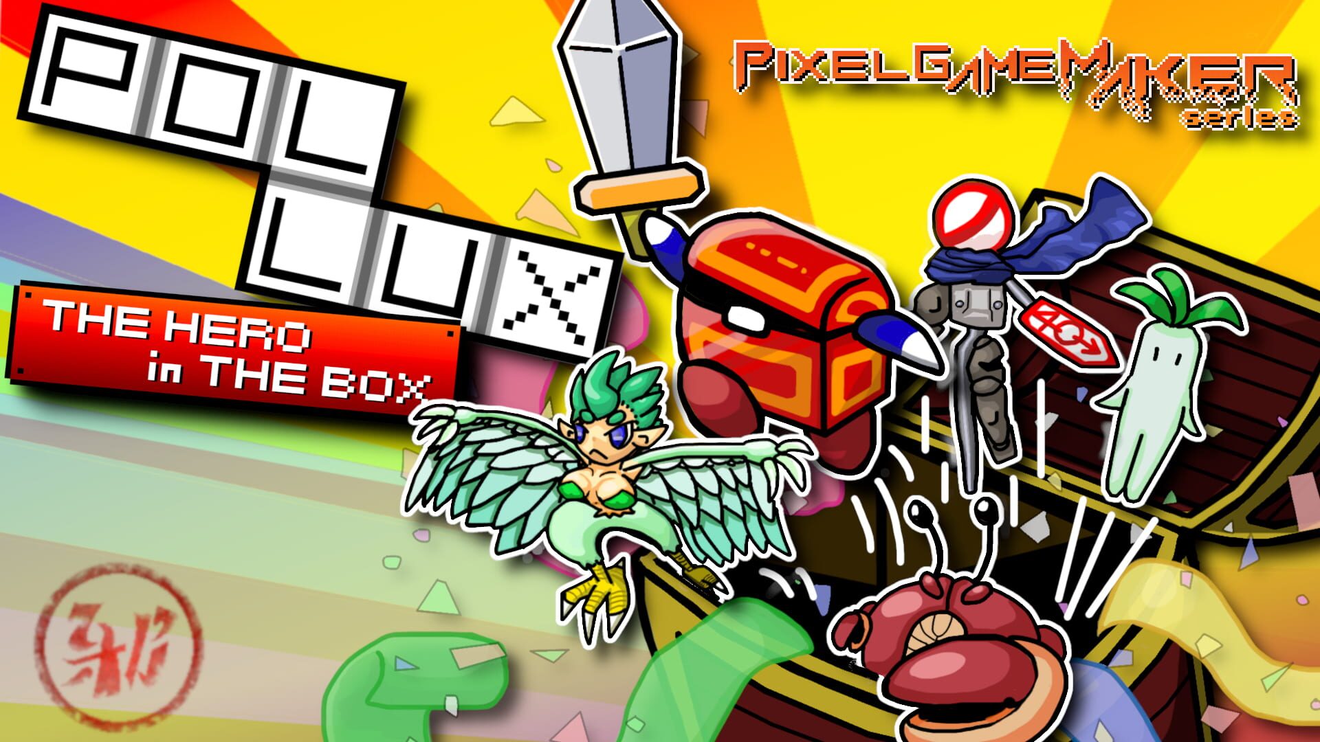 Artwork for Pixel Game Maker Series Pollux: Hero in the box