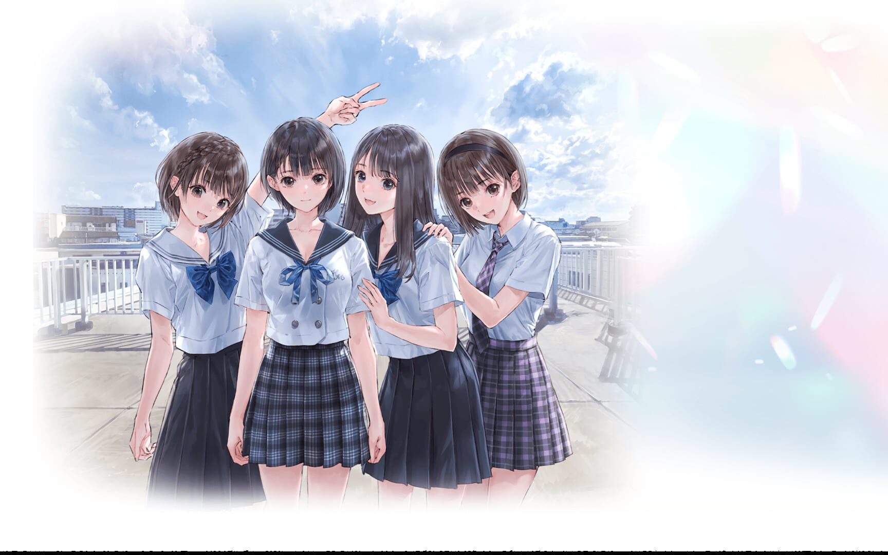 Blue Reflection Quartet artwork