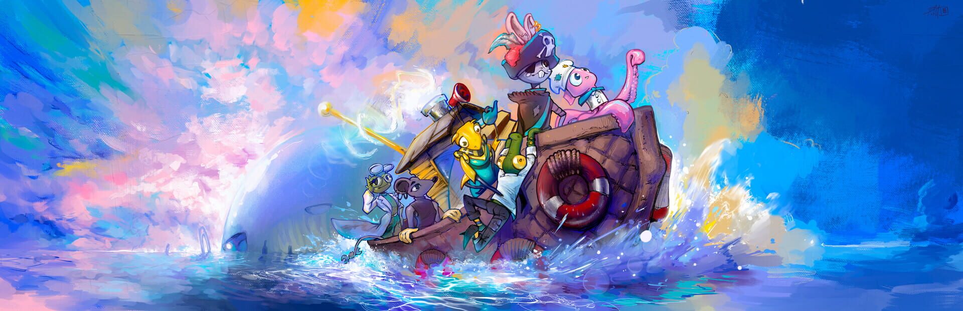 A Completely Fictional Story About a City Inside a Whale artwork