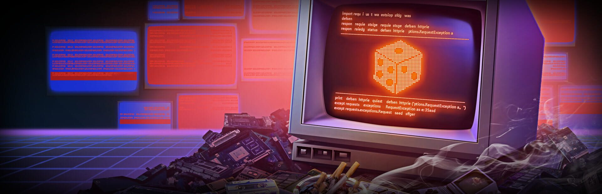 Dicey Hacker 1999 artwork