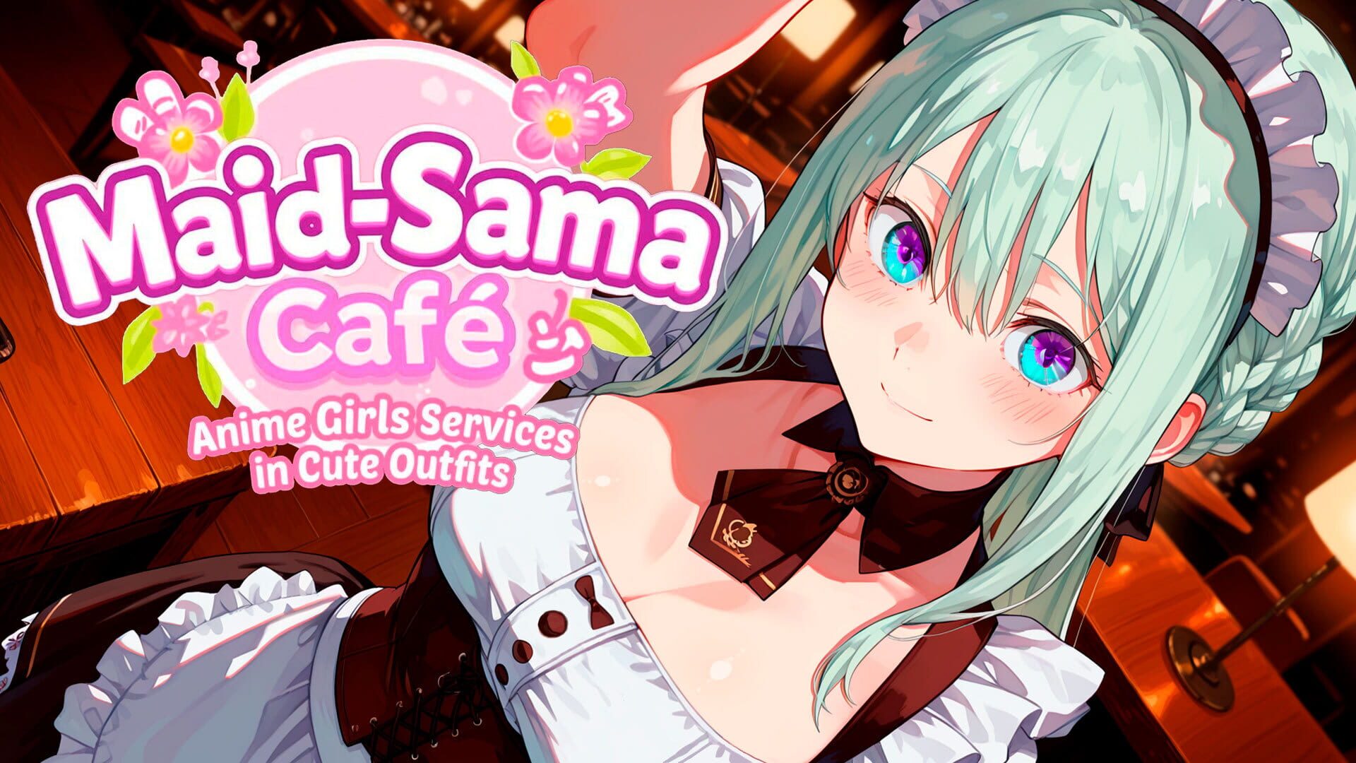 Maid-Sama Cafe: Anime Girls Services in Cute Outfits artwork