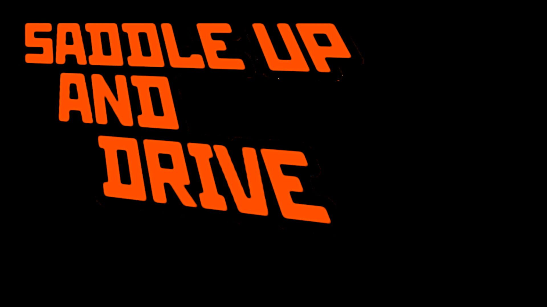 Saddle Up and Drive artwork