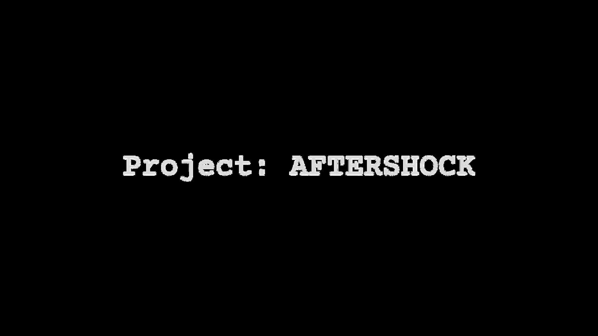 Project: Aftershock artwork