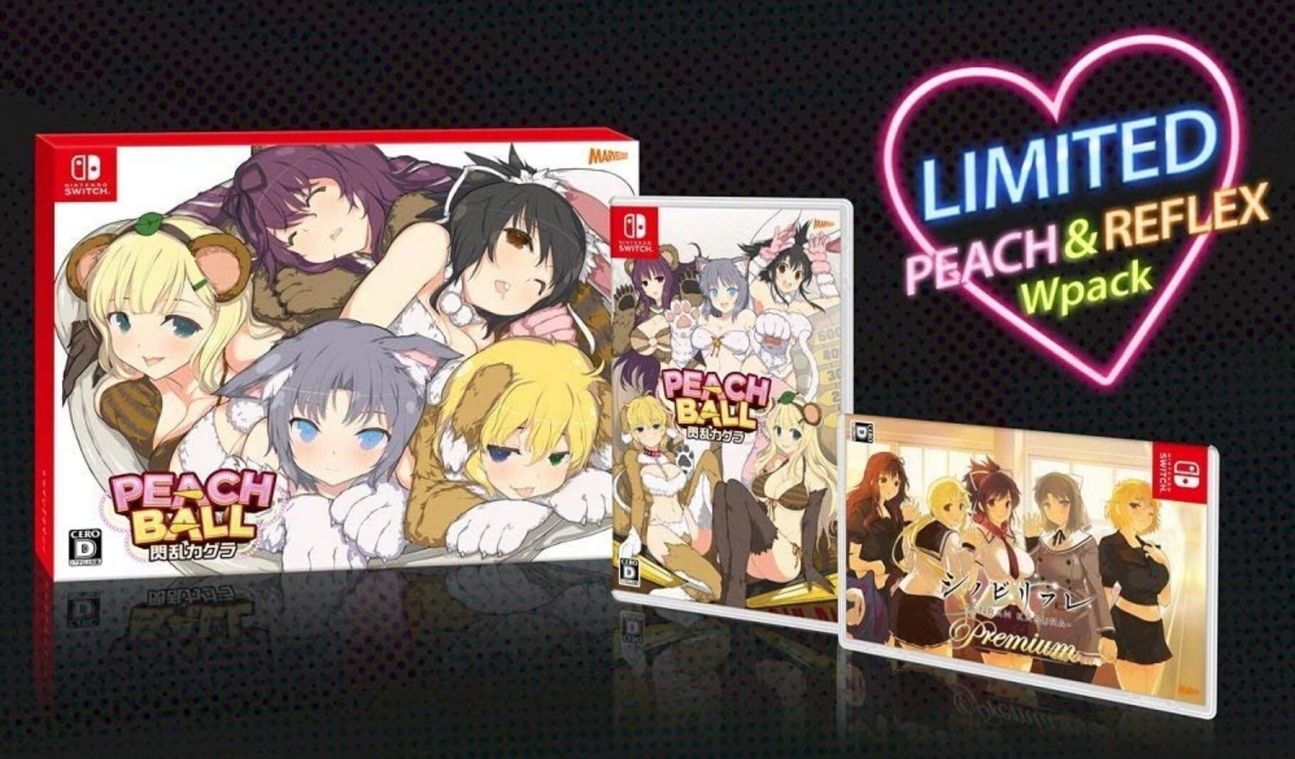 Senran Kagura Peach and Reflextions: Limited Double Pack Image