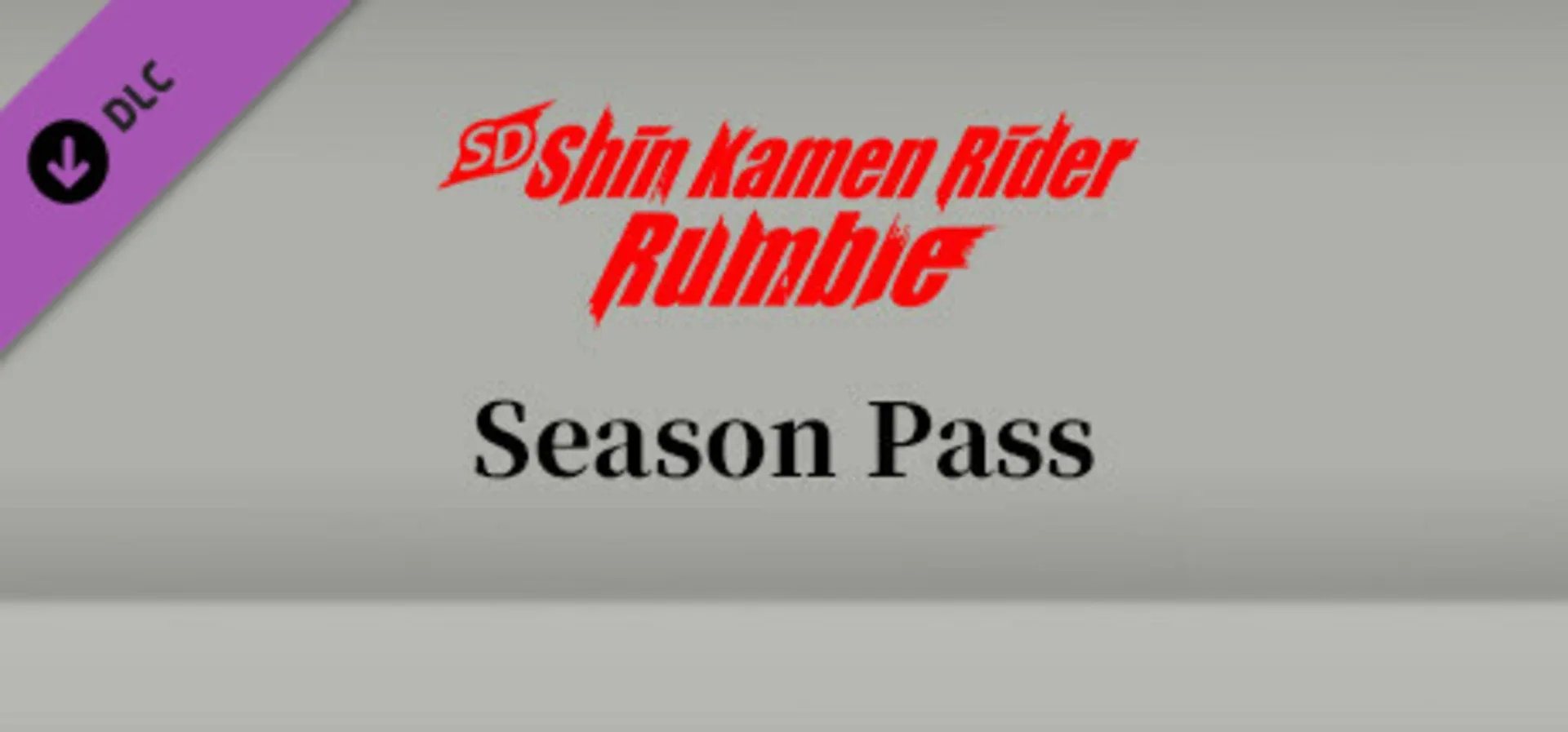 SD Shin Kamen Rider Rumble SJHU Season Pass