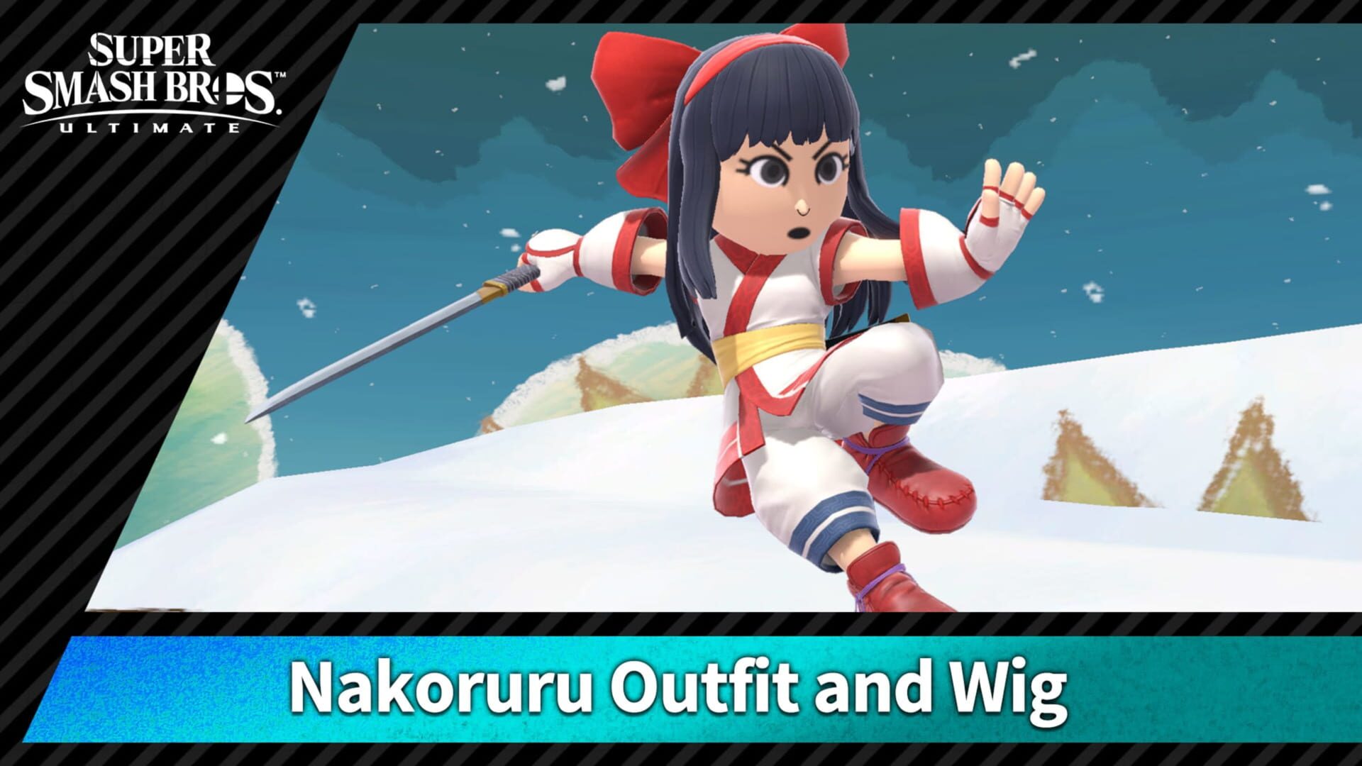 Super Smash Bros. Ultimate: Nakoruru Outfit and Wig