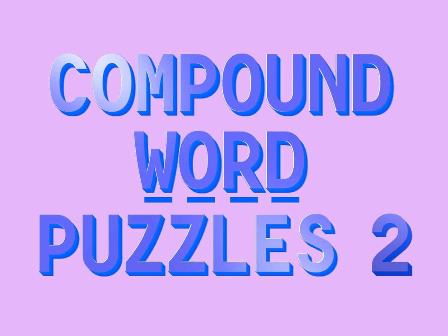 Artwork for Compound Word Puzzles 2