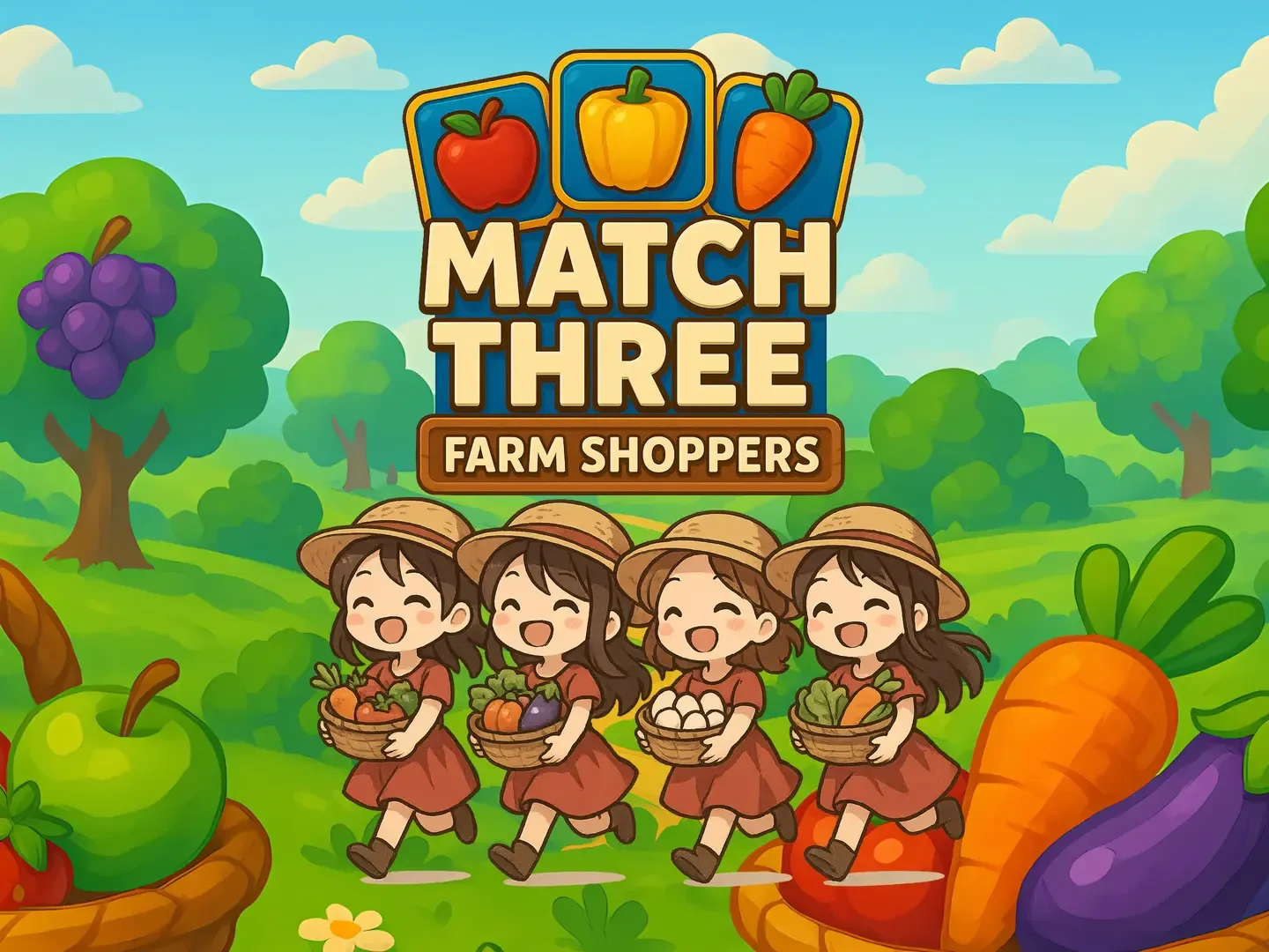 Match Three: Farm Shoppers