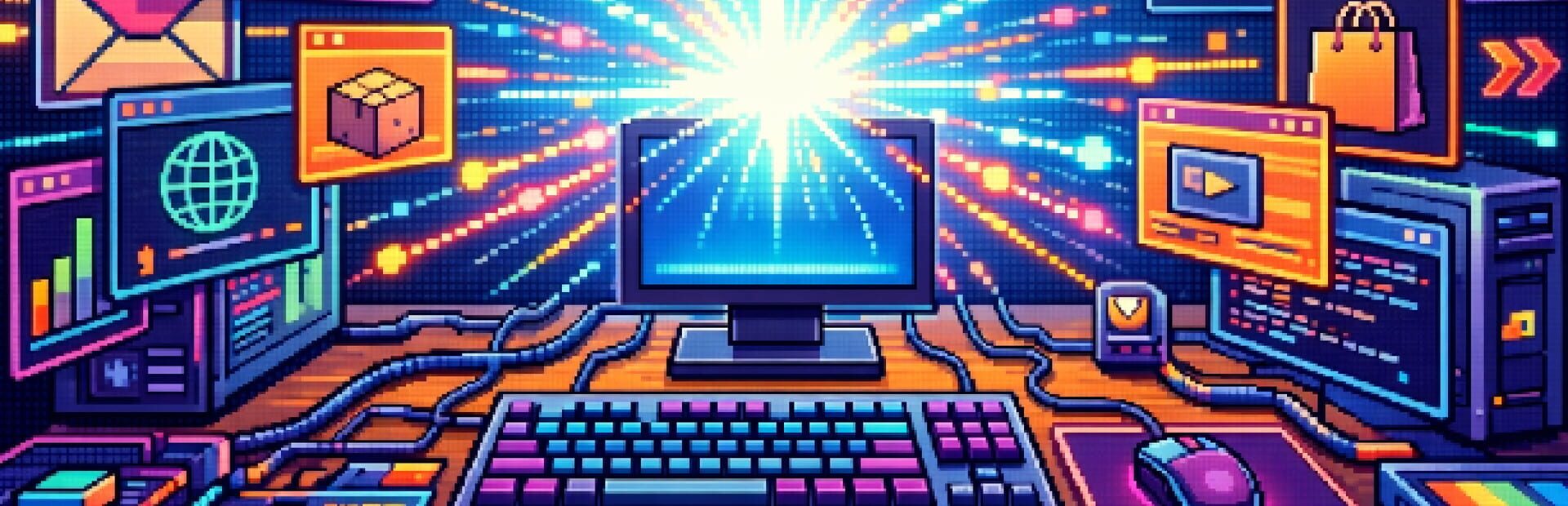 Artwork for Cart Panic! OS: E-Commerce Tycoon