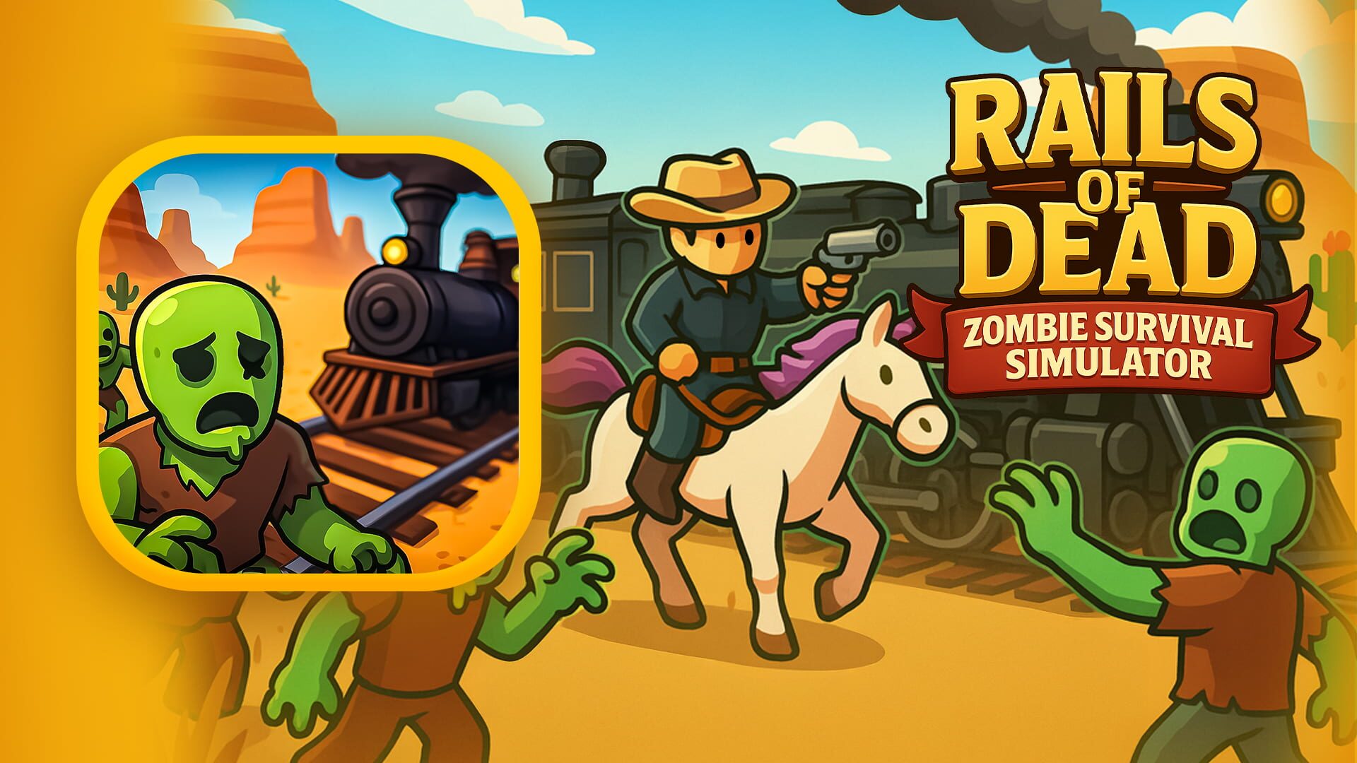 Artwork for Rails of Dead: Zombie Survival Simulator