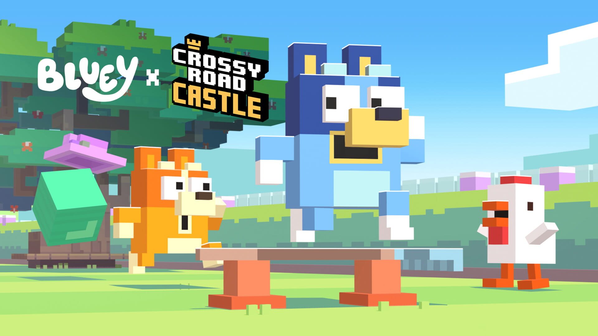 Bluey x Crossy Road Castle