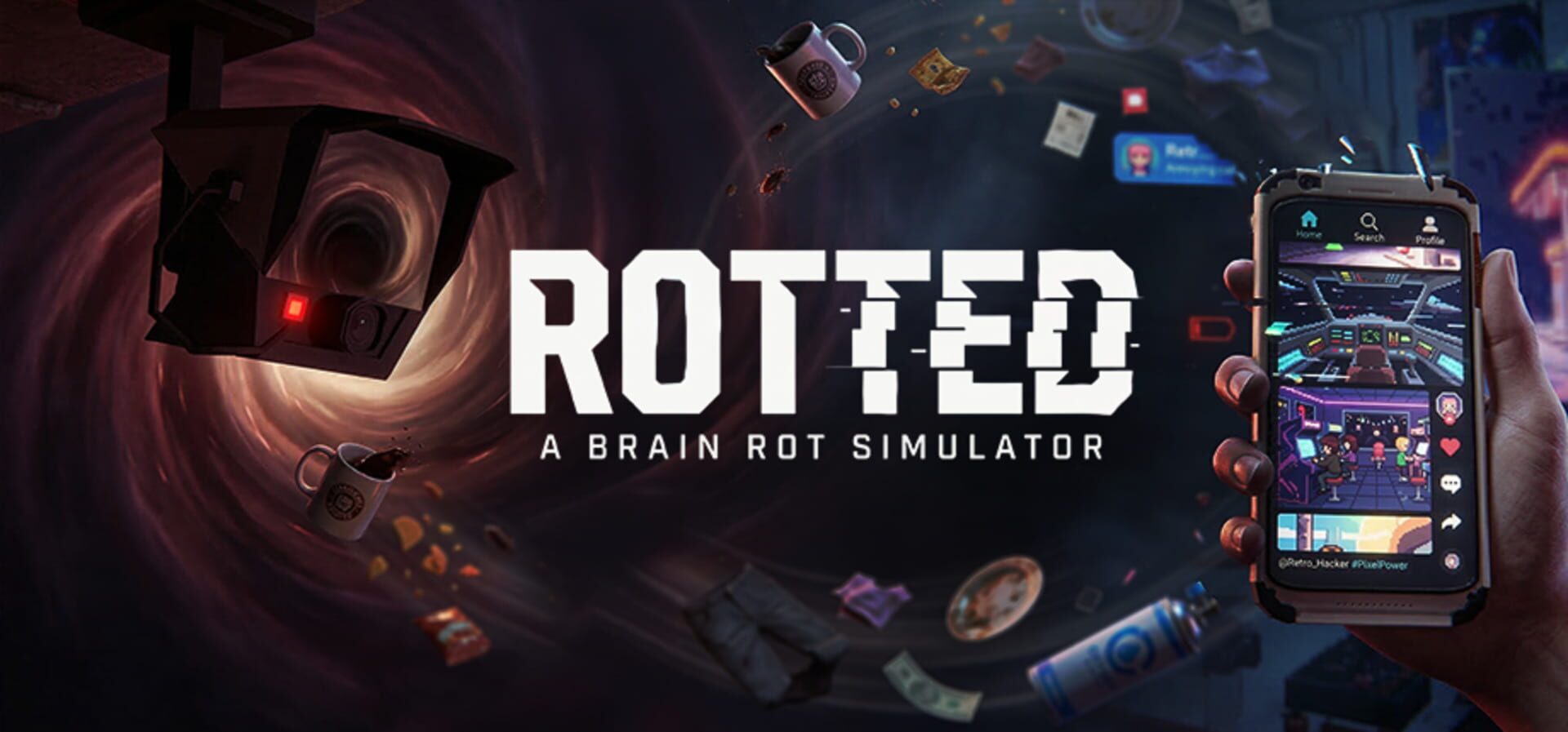 Artwork for Rotted: A Brain Rot Simulator