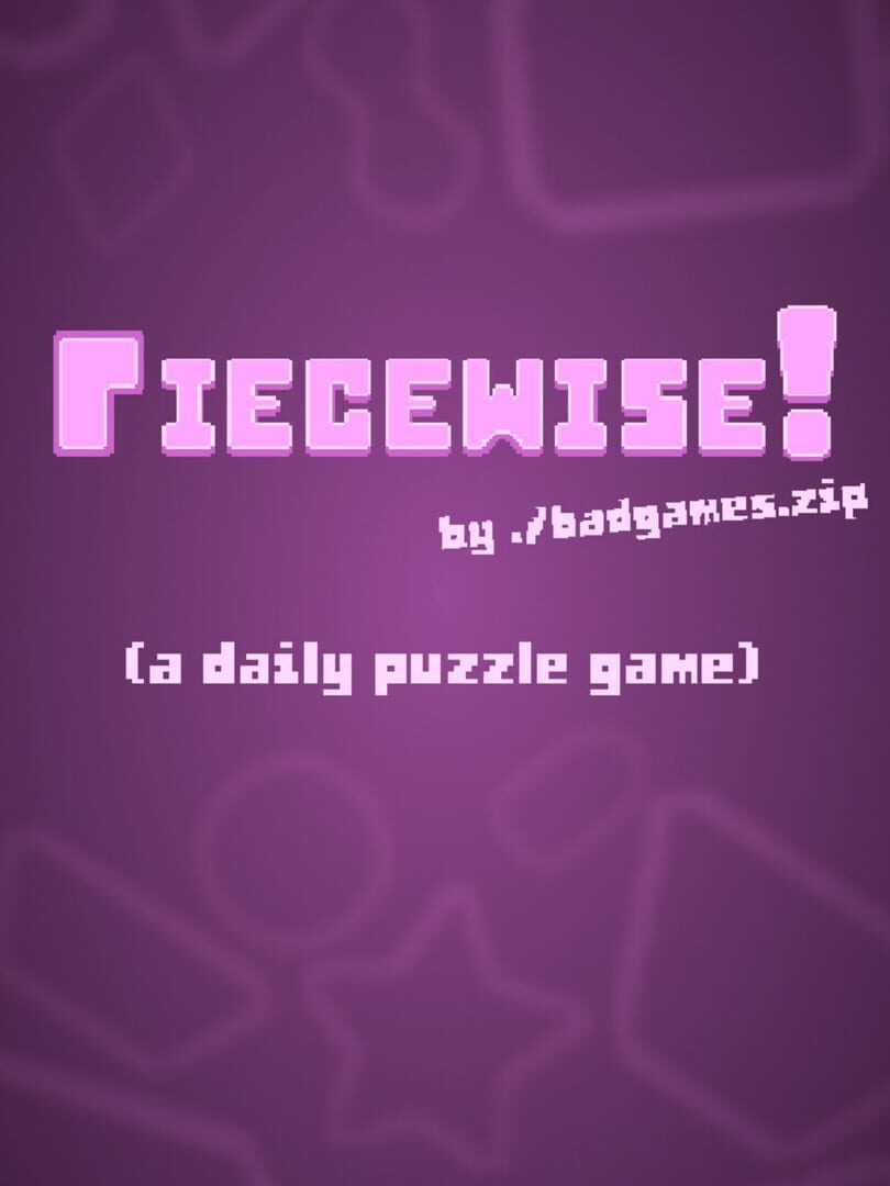 Piecewise!: A Daily Puzzle Game!