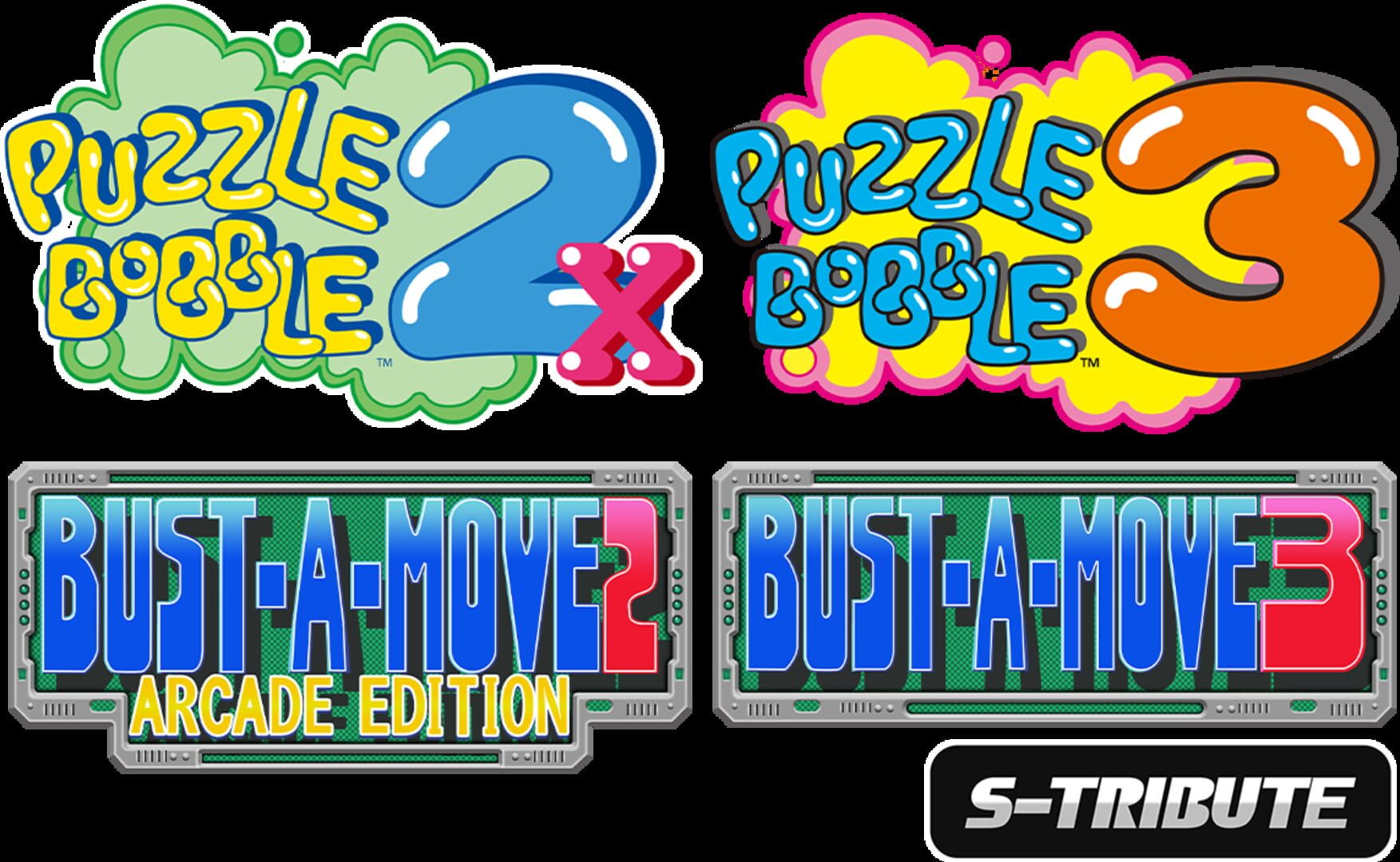 Puzzle Bobble 2X/Bust-A-Move 2: Arcade Edition & Puzzle Bobble 3/Bust-A-Move 3: S-Tribute artwork