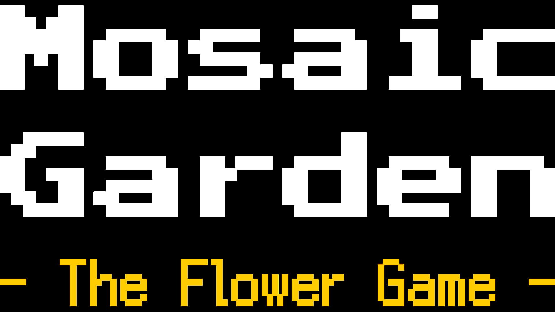 Mosaic Garden: The Flower Game artwork
