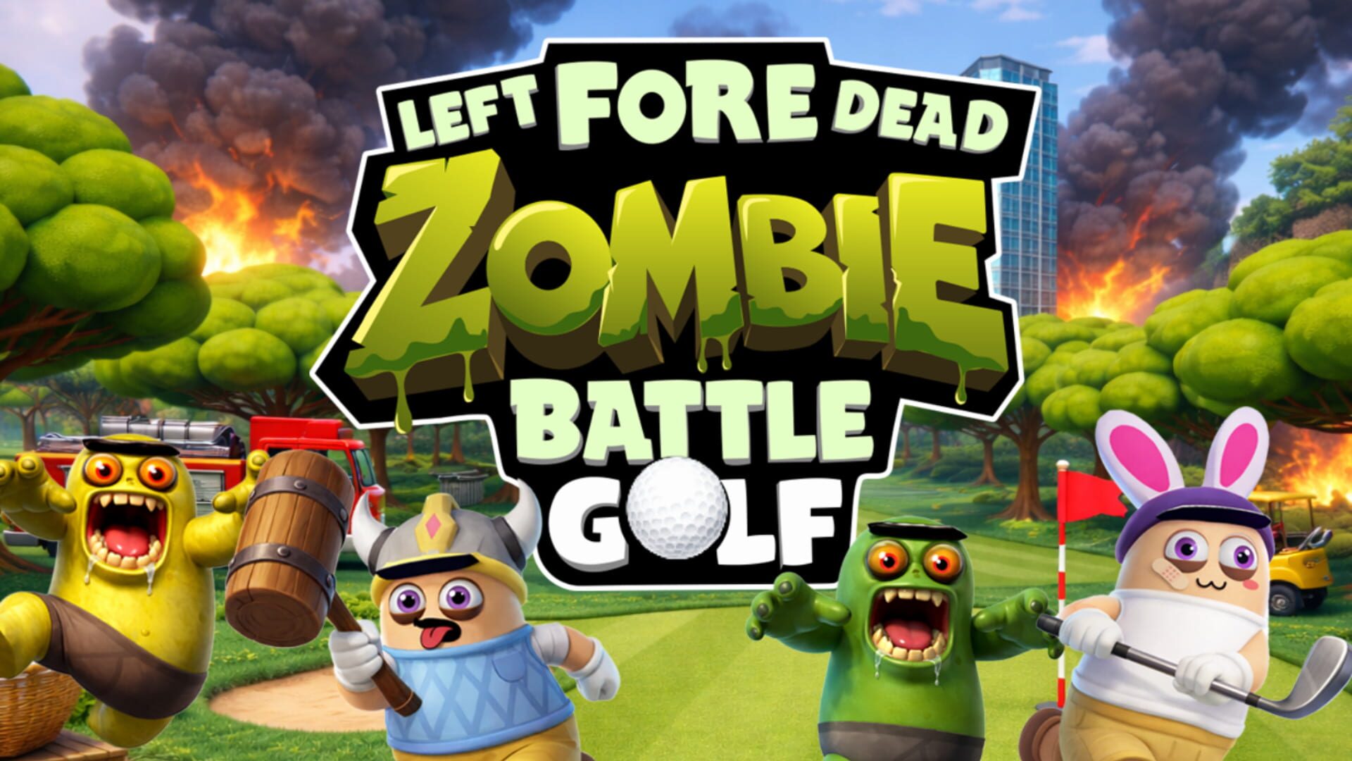 Left Fore Dead: Zombie Battle Golf artwork
