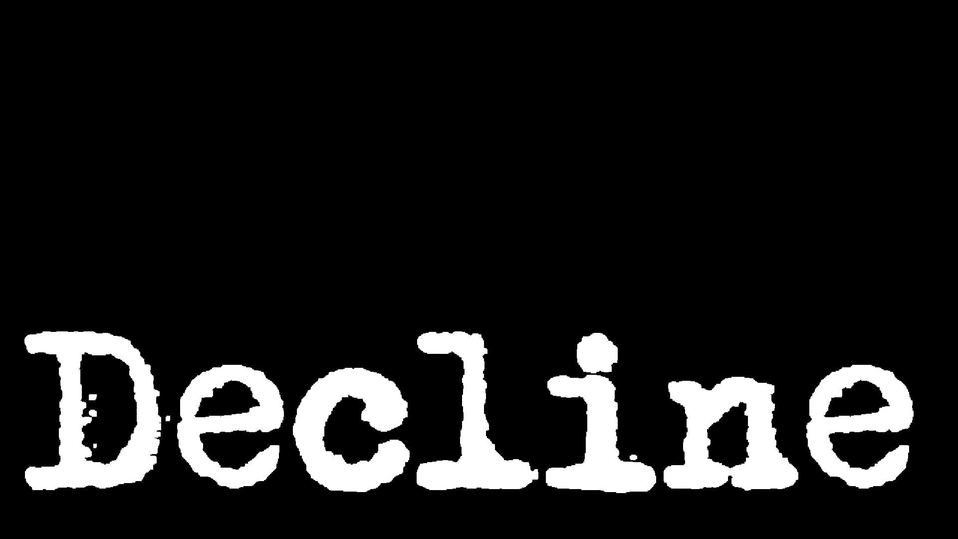 Decline artwork